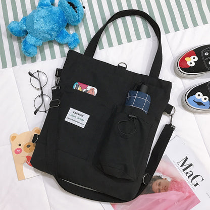 Harajuku Canvas Bags Students Handbag