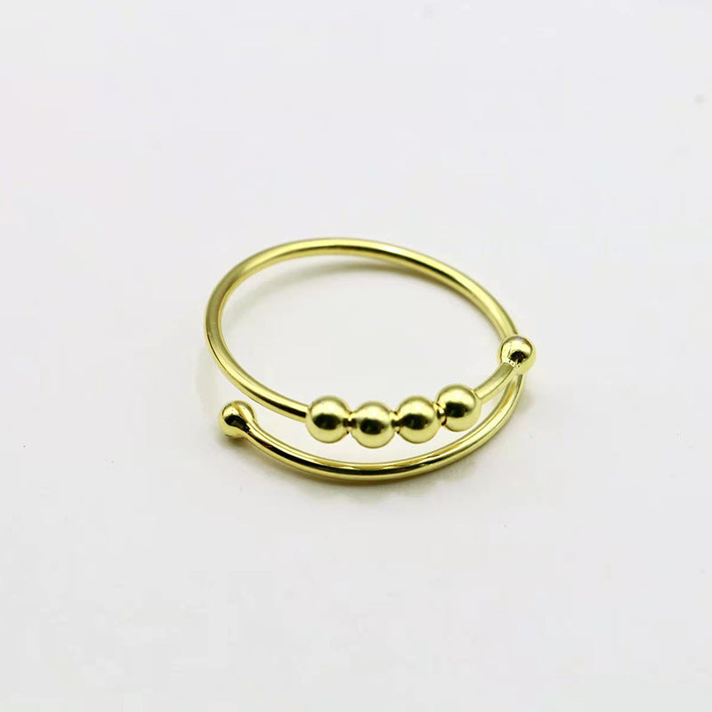 Sterling Silver Turnable Decompression Ring