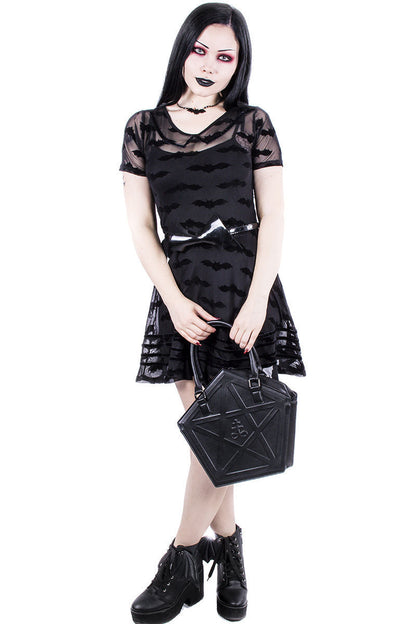 Women Black Gothic handbag