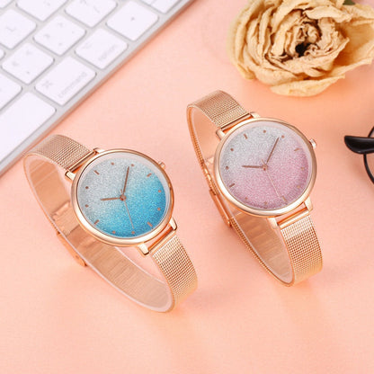 Starry Quartz Mesh Watch