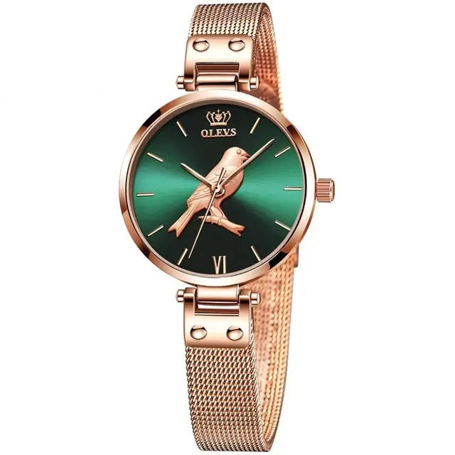 Luxury Ultra-thin Bird Quartz Watch